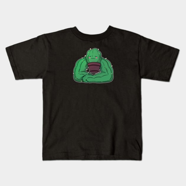 Cactus Stevens - The Chonk Kids T-Shirt by Wyrielle